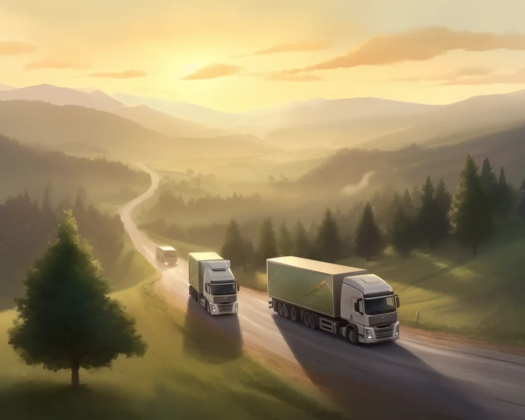 round-trips ads, available trucks, cargo space, logistics, optimization, empty miles, cost reduction, trip calculator, route optimization, long-term cooperation, freight section, shipment tracking, real-time data